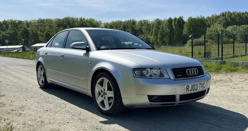Audi A4 cena 7900 przebieg: 164000, rok produkcji 2003 z Koszalin małe 379